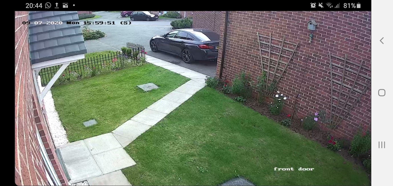 Side view CCTV