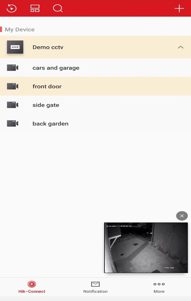 Hikconnect App Demo 2