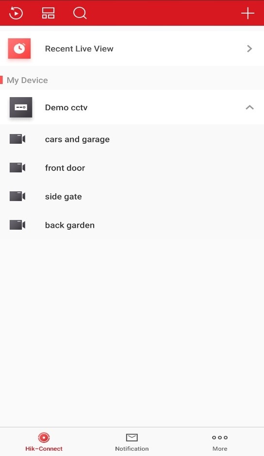 Hikconnect App Demo 1